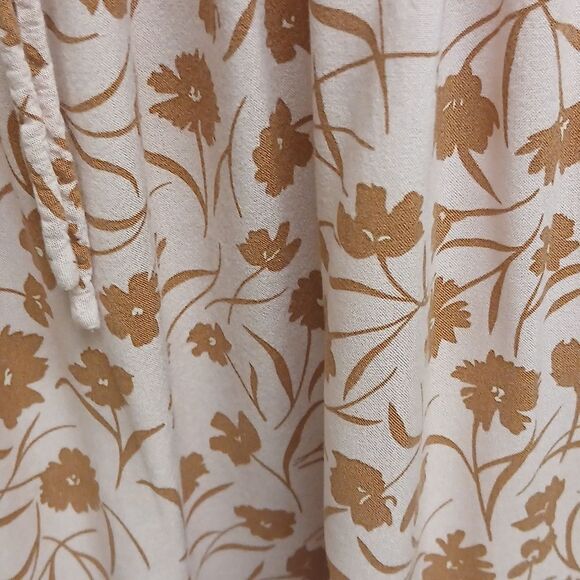 A U W Floral Pink and Mauve Sundress Size XL - Picture 6 of 9